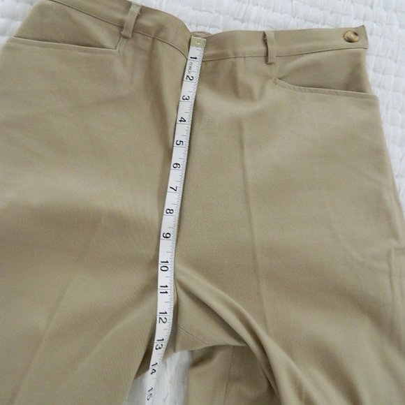 Boston Proper High Waisted Twill Flat Front Pants , Size 10 - Picture 11 of 13